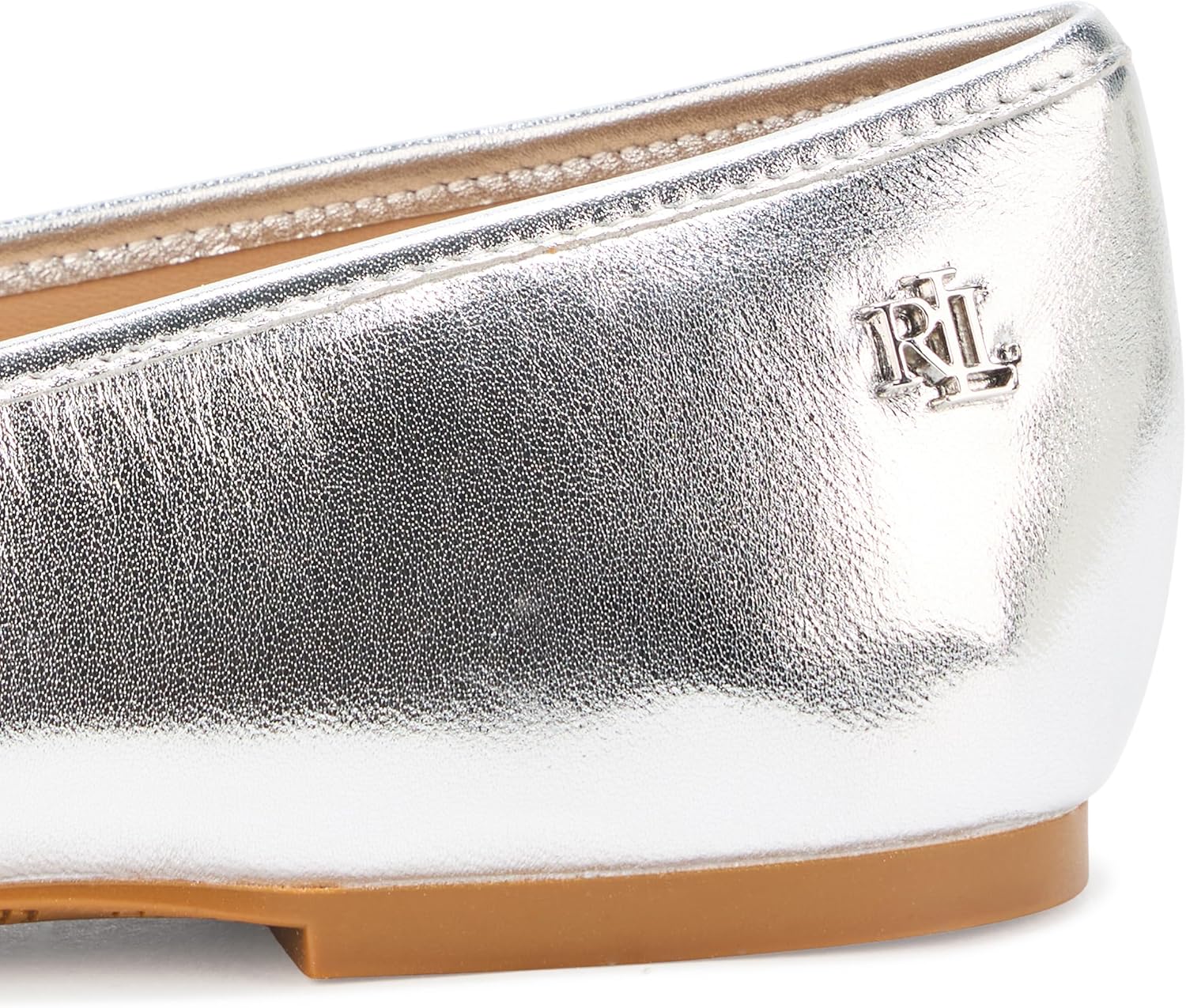 Lauren Ralph Lauren Women's Jayna Metallic Nappa Leather Flat