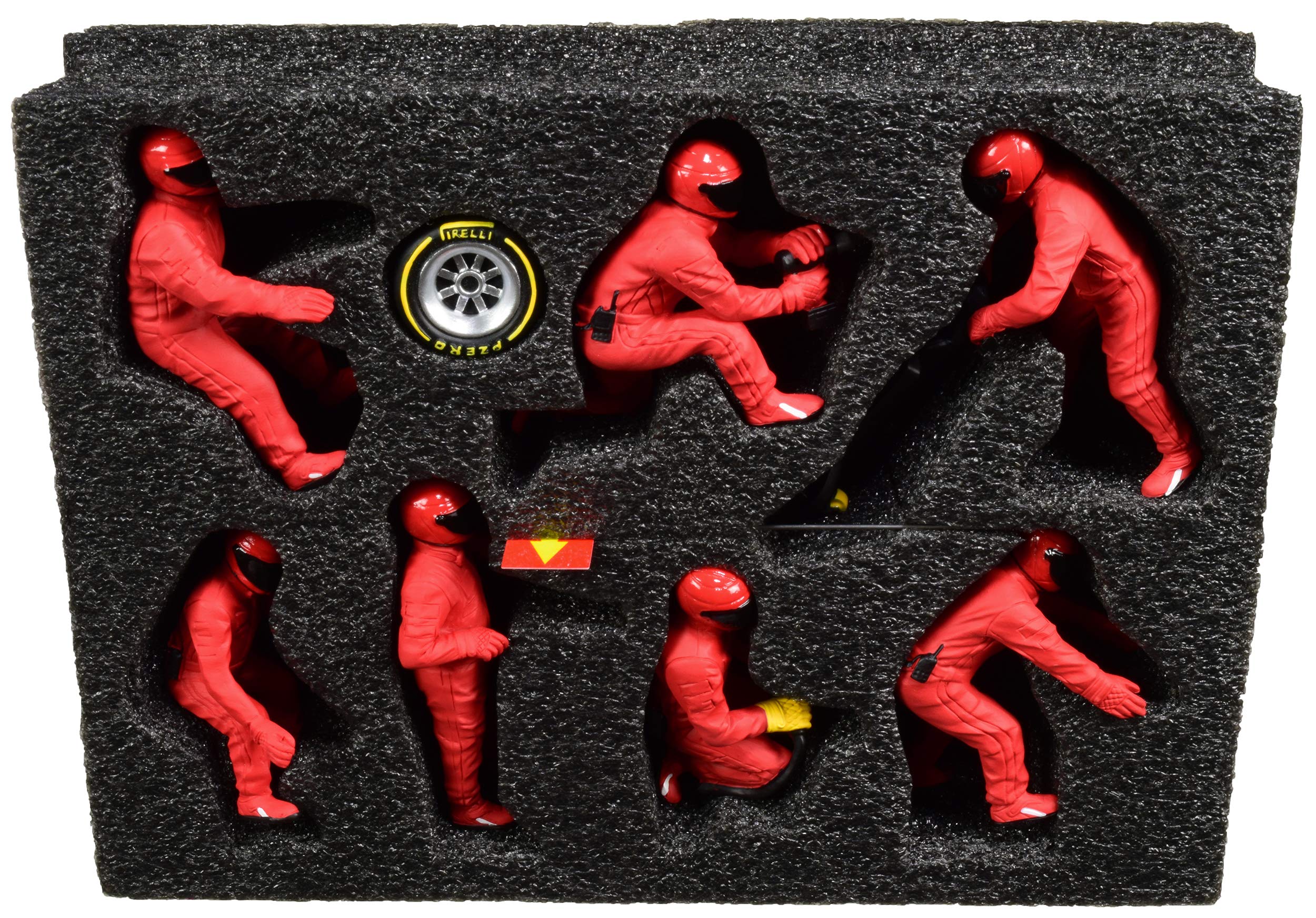 Amazon.com: Formula One F1 Pit Crew 7 Figurine Set Team Red for 1/18 Scale  Models by American Diorama 76550 : Arts, Crafts & Sewing