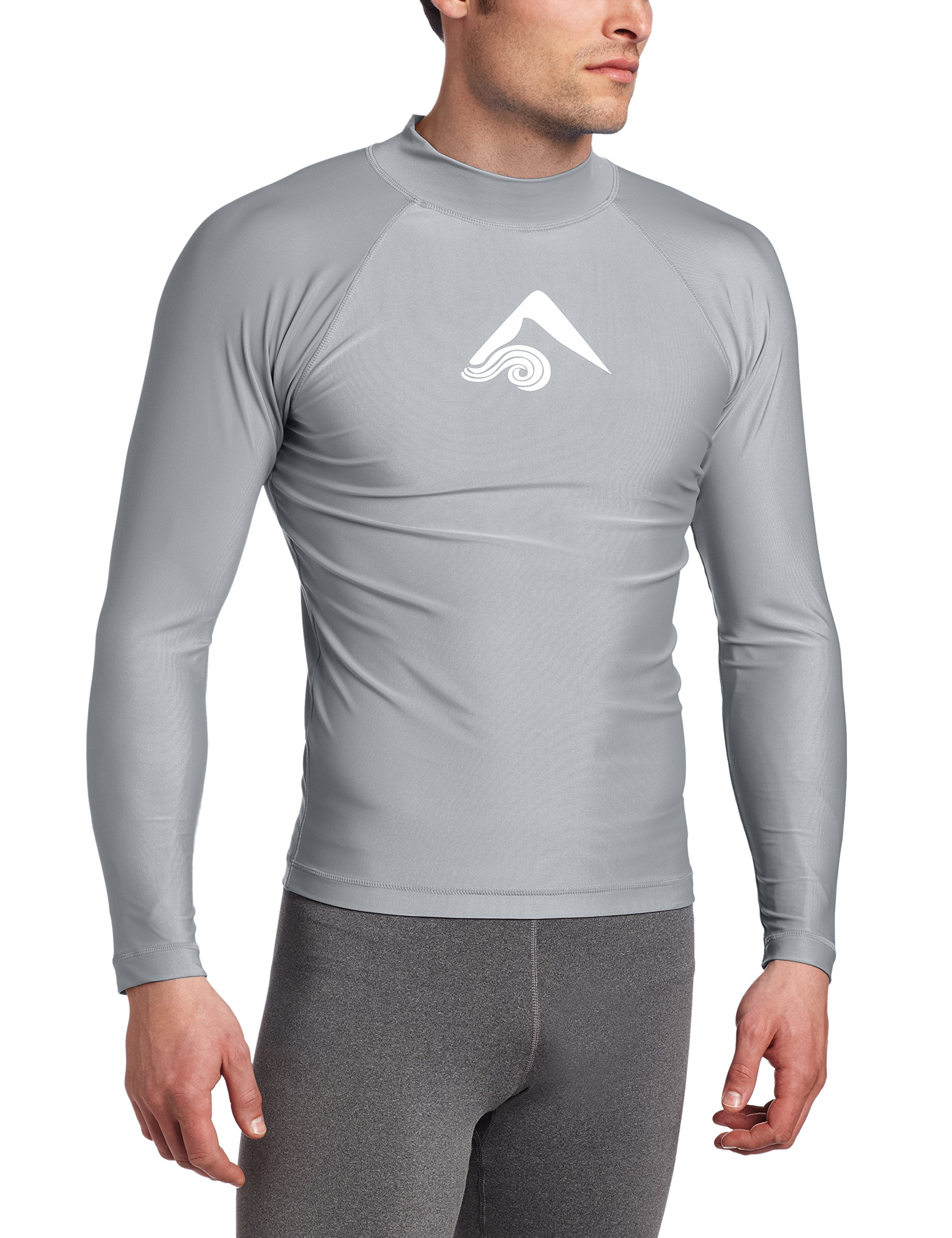 Kanu SurfMen's Long-Sleeve Platinum UPF 50+ Rashguard