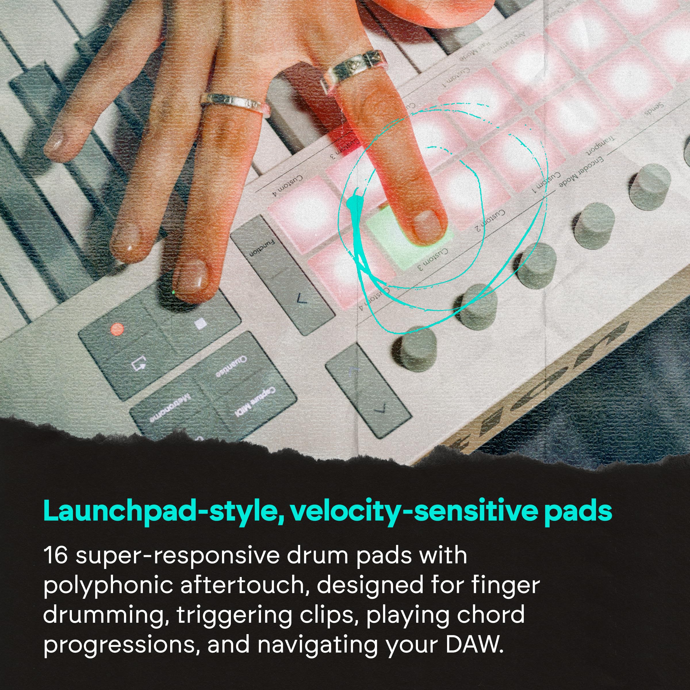 Novation Launchkey 61 White MK4 Clavier Maître USB MIDI