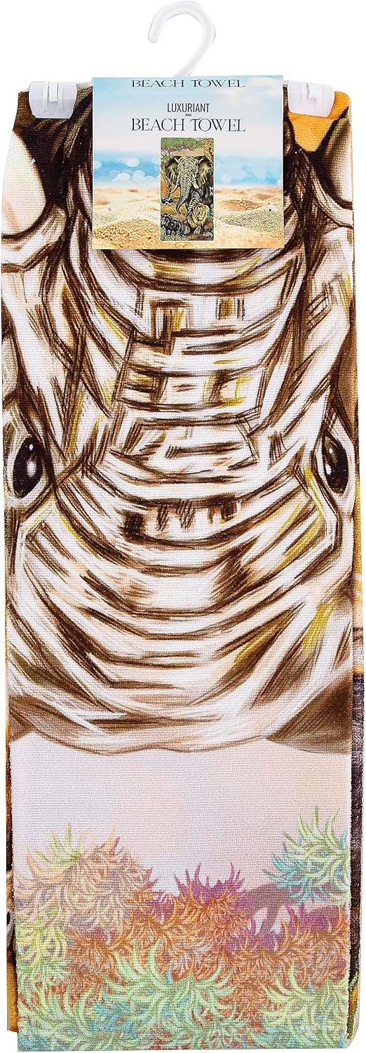 Northwest Classics Beach Towel, 30" x 60", Safari 1 - Image 2