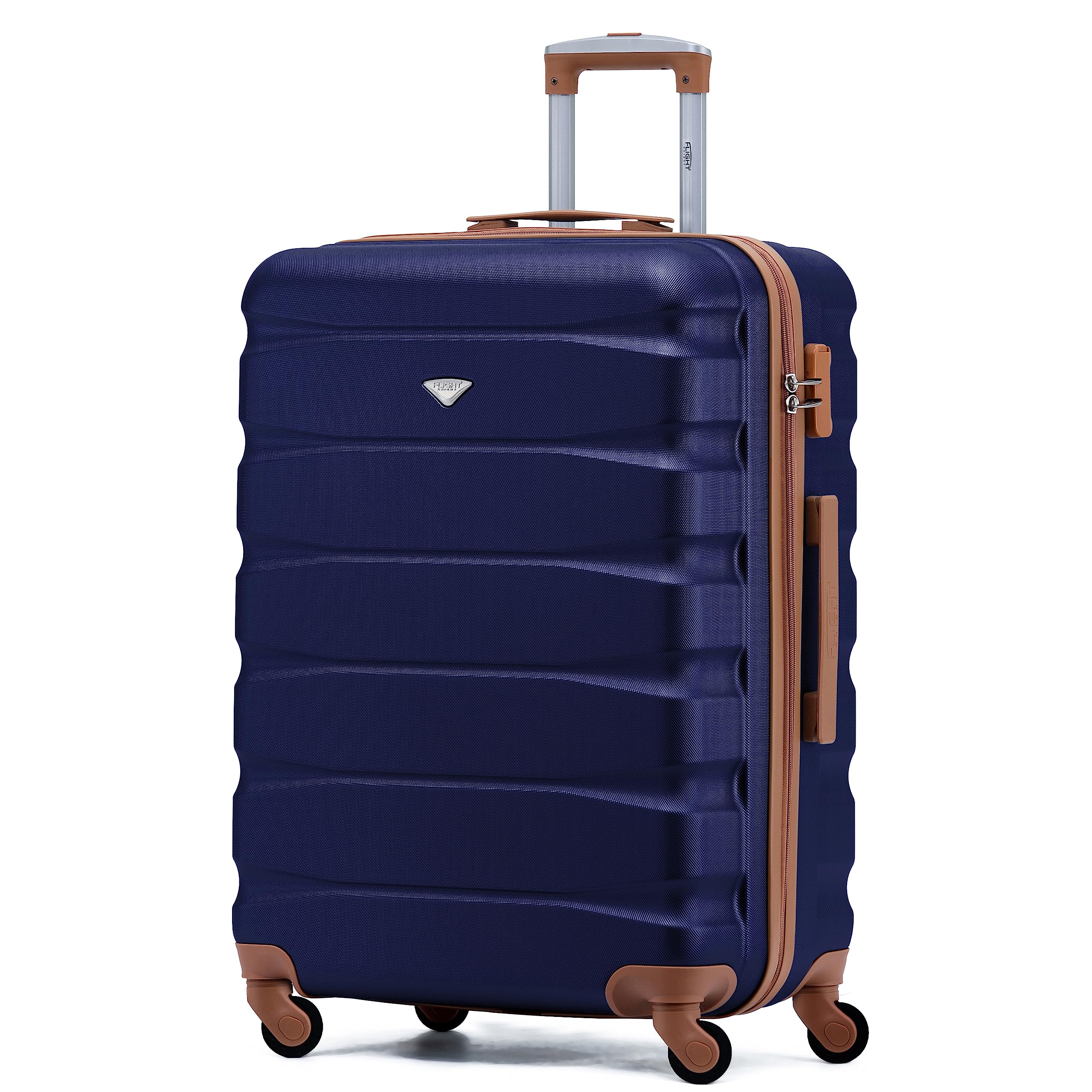 Flight Knight Lightweight 4 Wheel ABS Hard Case Medium Suitcase Approved for Over 100 Airlines Including easyJet, British Airways, Ryanair, Jet2, Emirates & Many More - Check-in Medium Size 25" — view 35