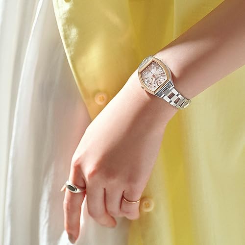 Miniatura 2 de SEIKO SSVW214 LUKIA Standard Collection Solar Radio Correction Banda de metal para mujer Reloj Japón Importación Mayo 2023 Modelo, Rosado, Moderno