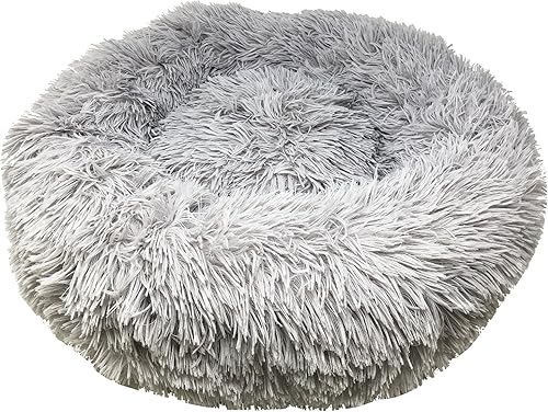 Miniatura 9 de Pet Life  Cama para perro 'Nestler' de felpa de alta calidad y redondeada suave