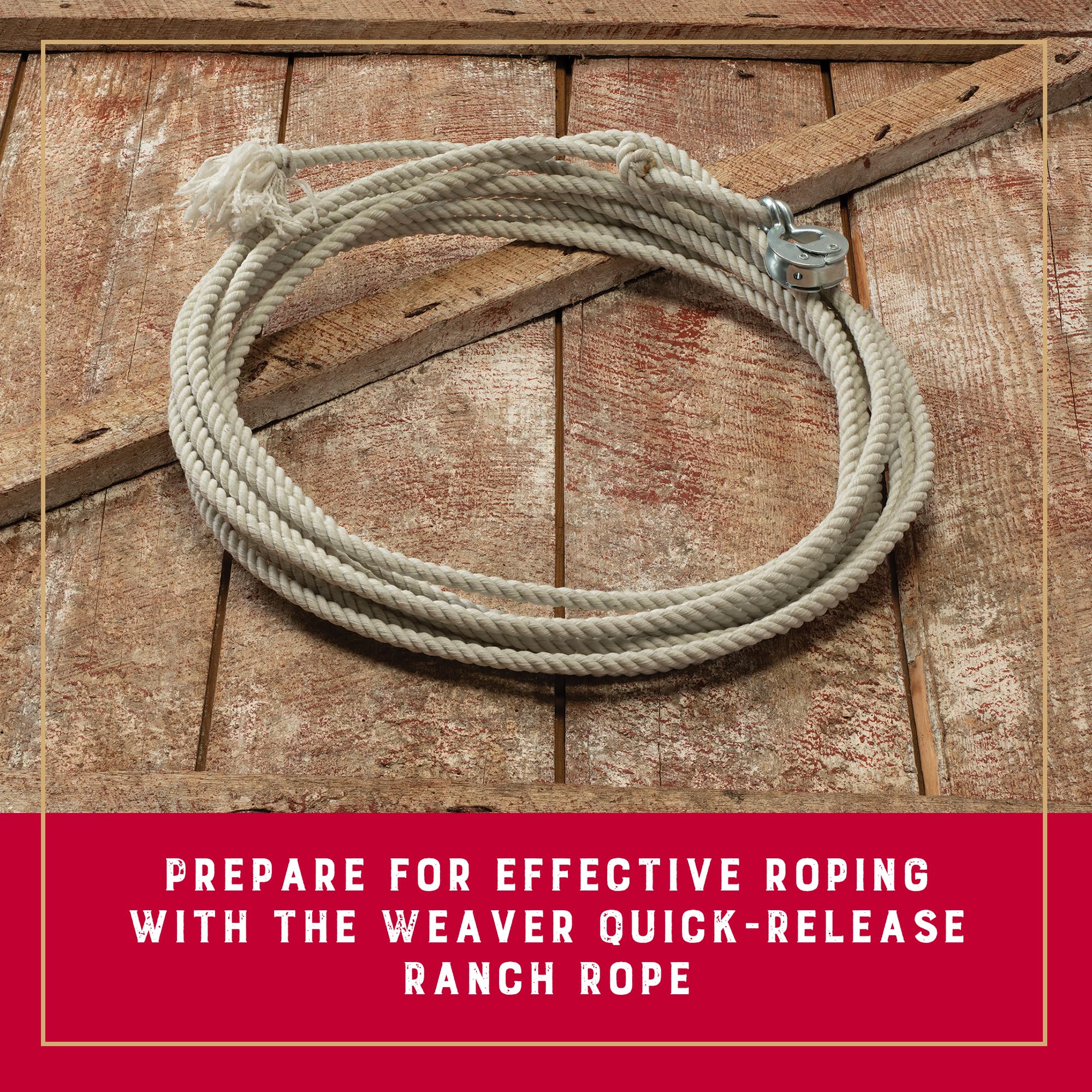 Weaver Leather Ranch Rope with Quick-Release Honda