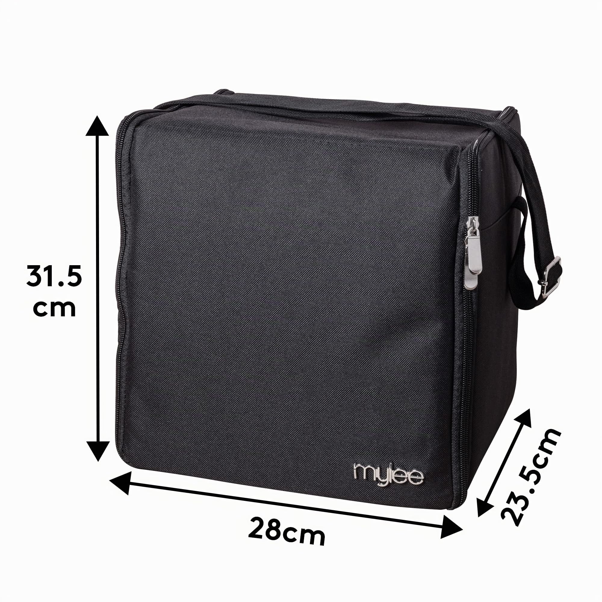 MYLEE Kit Case –Nagellackaufbewahrung, Nagellacketui, Nagellack-Organizer | Nagellackhalter, Nagellack-Set, Tragetasche, Schaumstoffeinsatz, Zubehör, für 84 Flaschen
