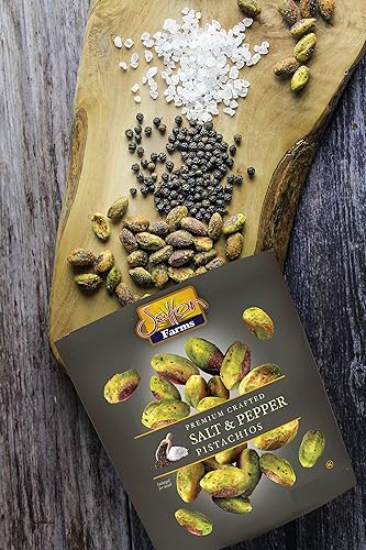 Miniatura 4 de Pistachios - Granos de cáscara sazonados, sal y pimienta, bolsas de 2.5 onzas, paquete de 8, Kosher