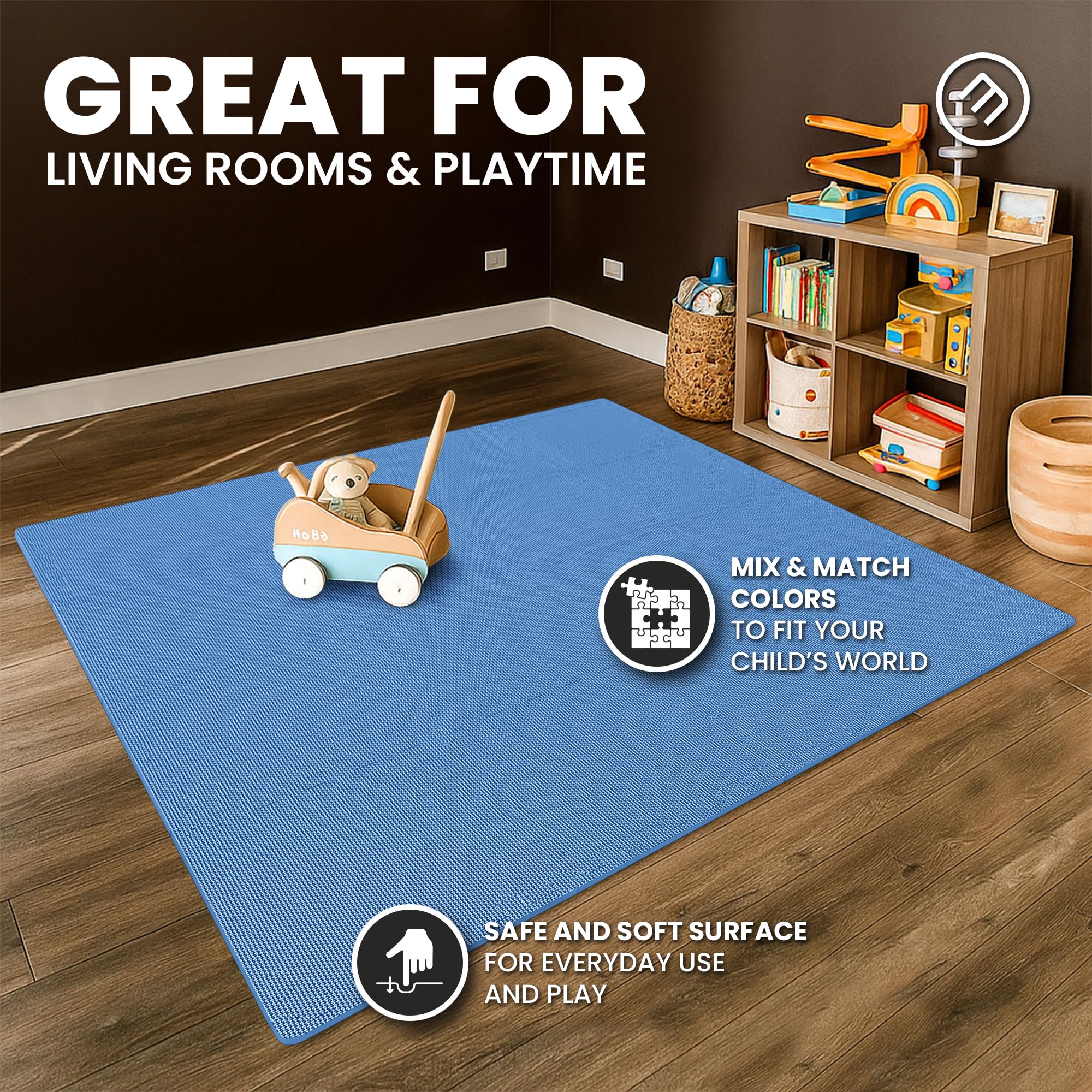 BeMaxx Gym Mats - Interlocking Foam Tiles -12 BeMaxx Gym Mats - Interlocking Foam Tiles -12