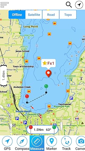 Leech Lake Offline GPS Charts