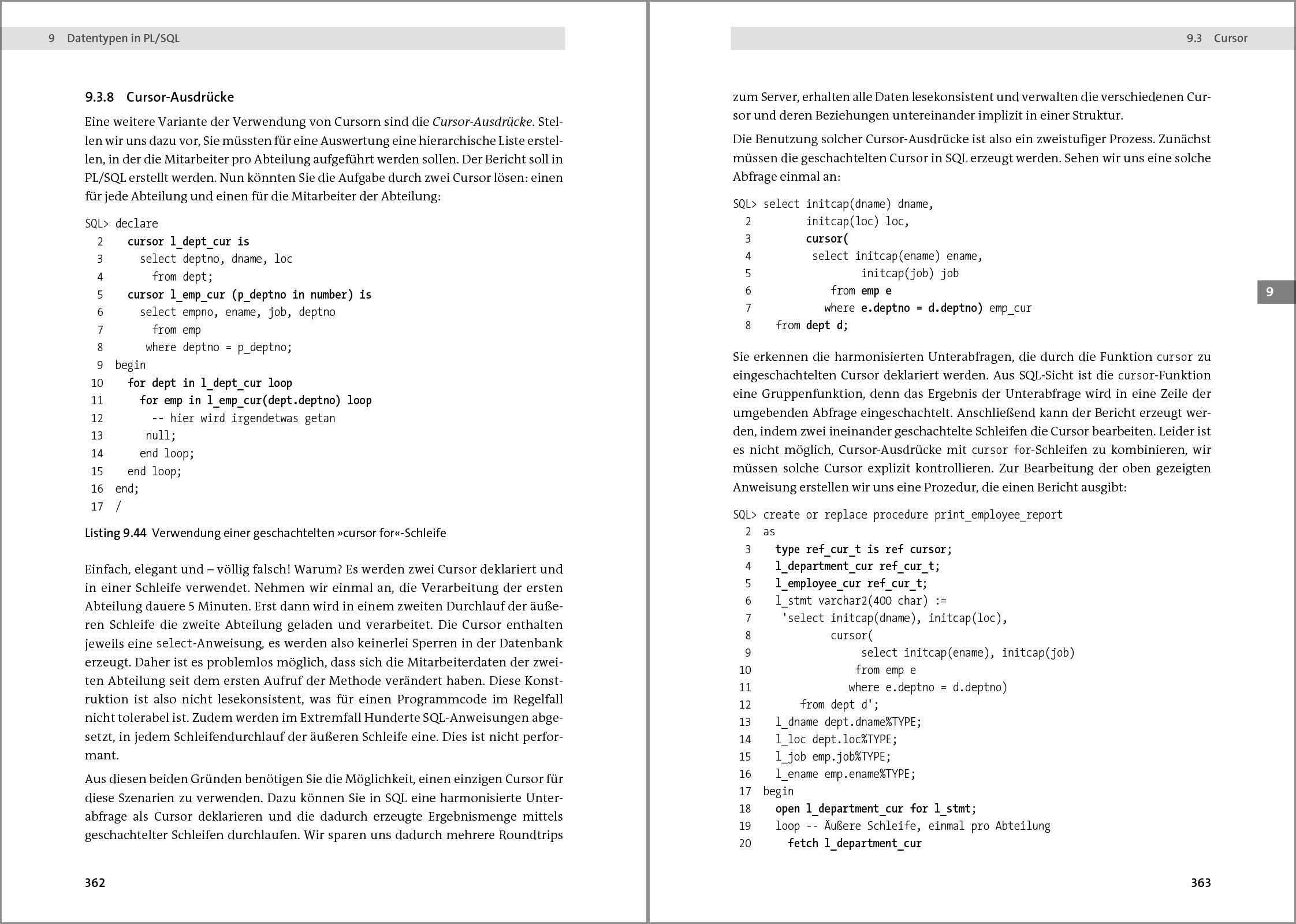 Oracle PL/SQL: Das umfassende Handbuch für Datenbankentwickler