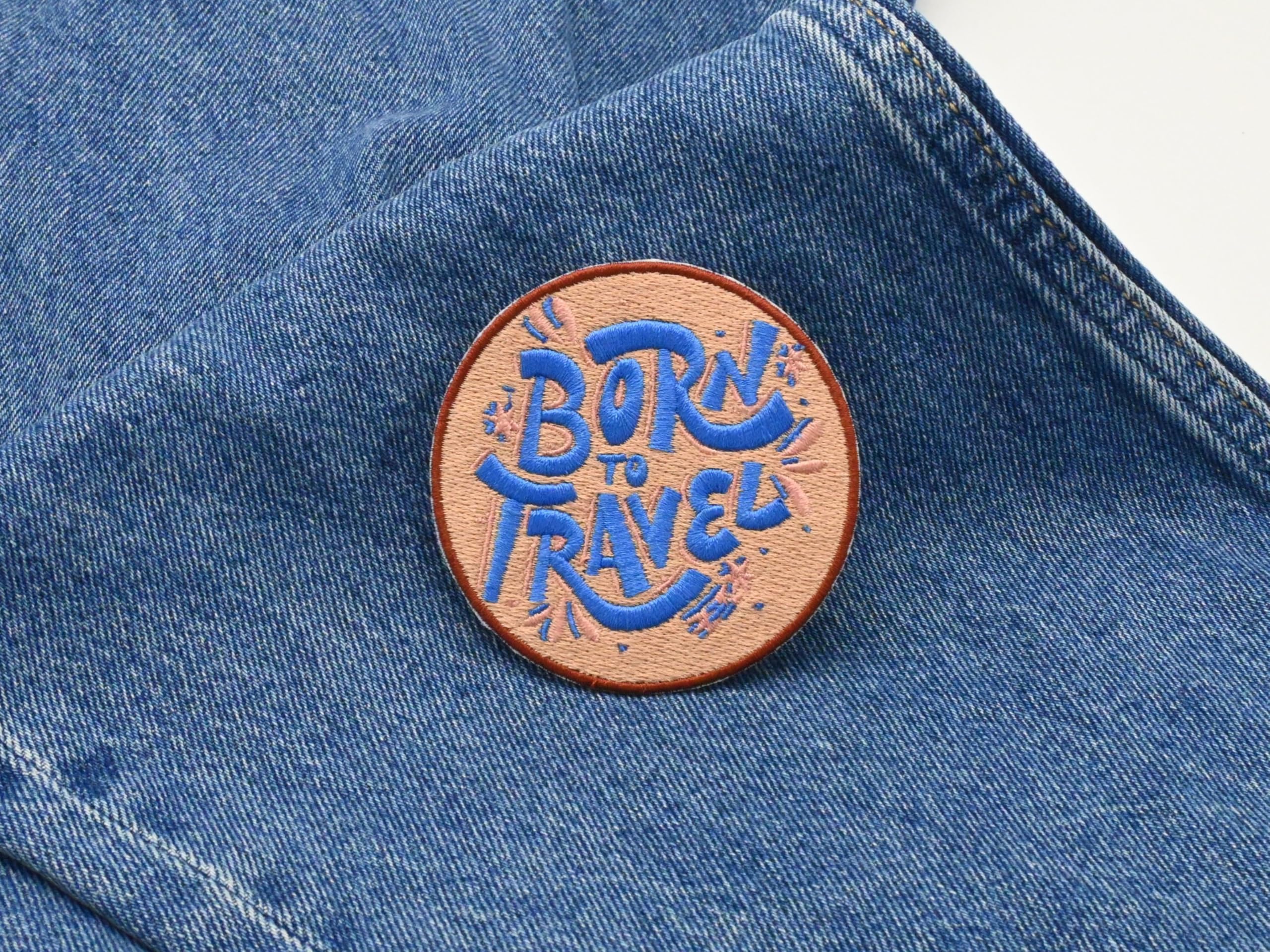 Écusson Brodé « Let Those Who Ride Decide » - 10 X 5 Cm