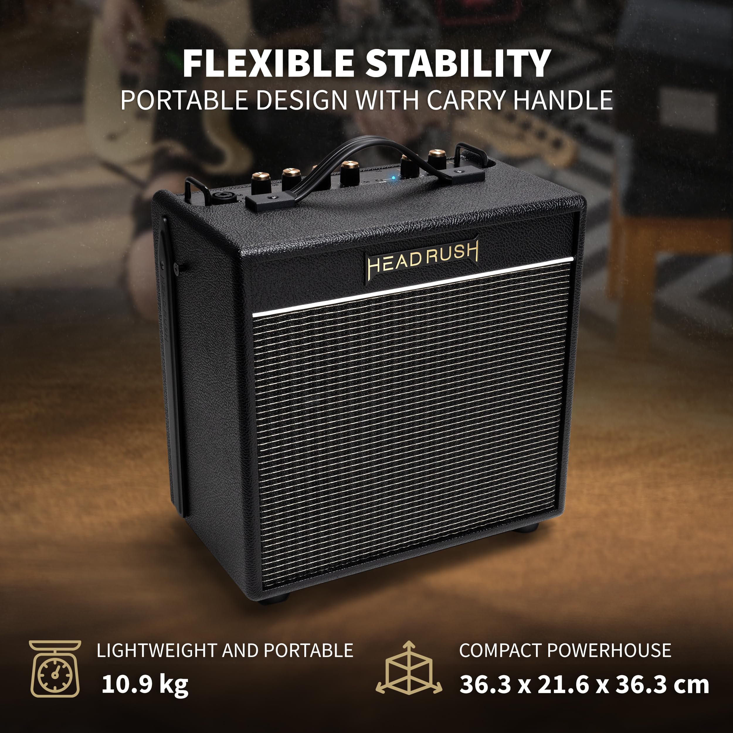 HeadRush FRFR-8 CAB, Kolumna gitarowa 480W 8 cali