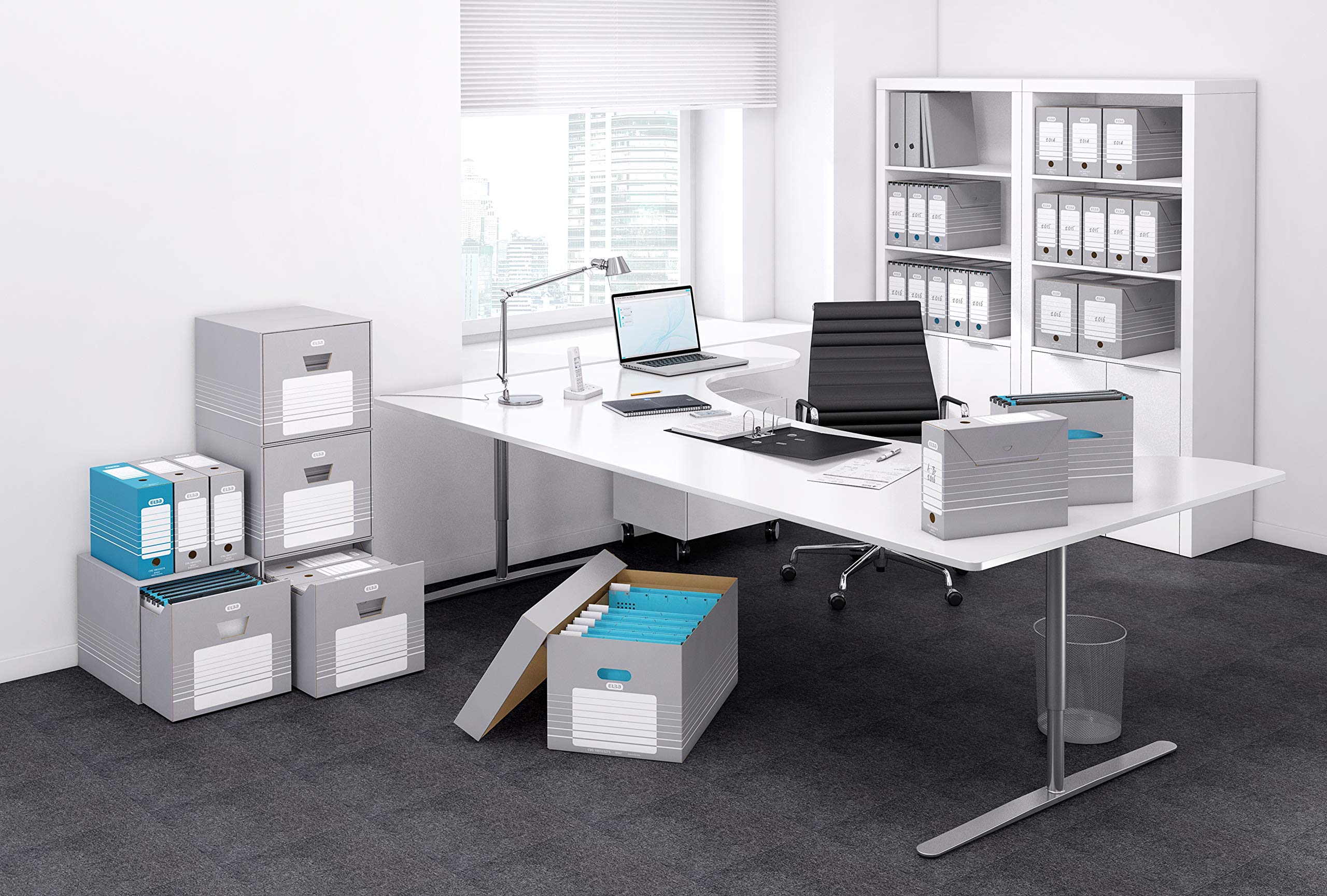 Elba 400064942 - Scatole per archivio automatiche, 20 unità