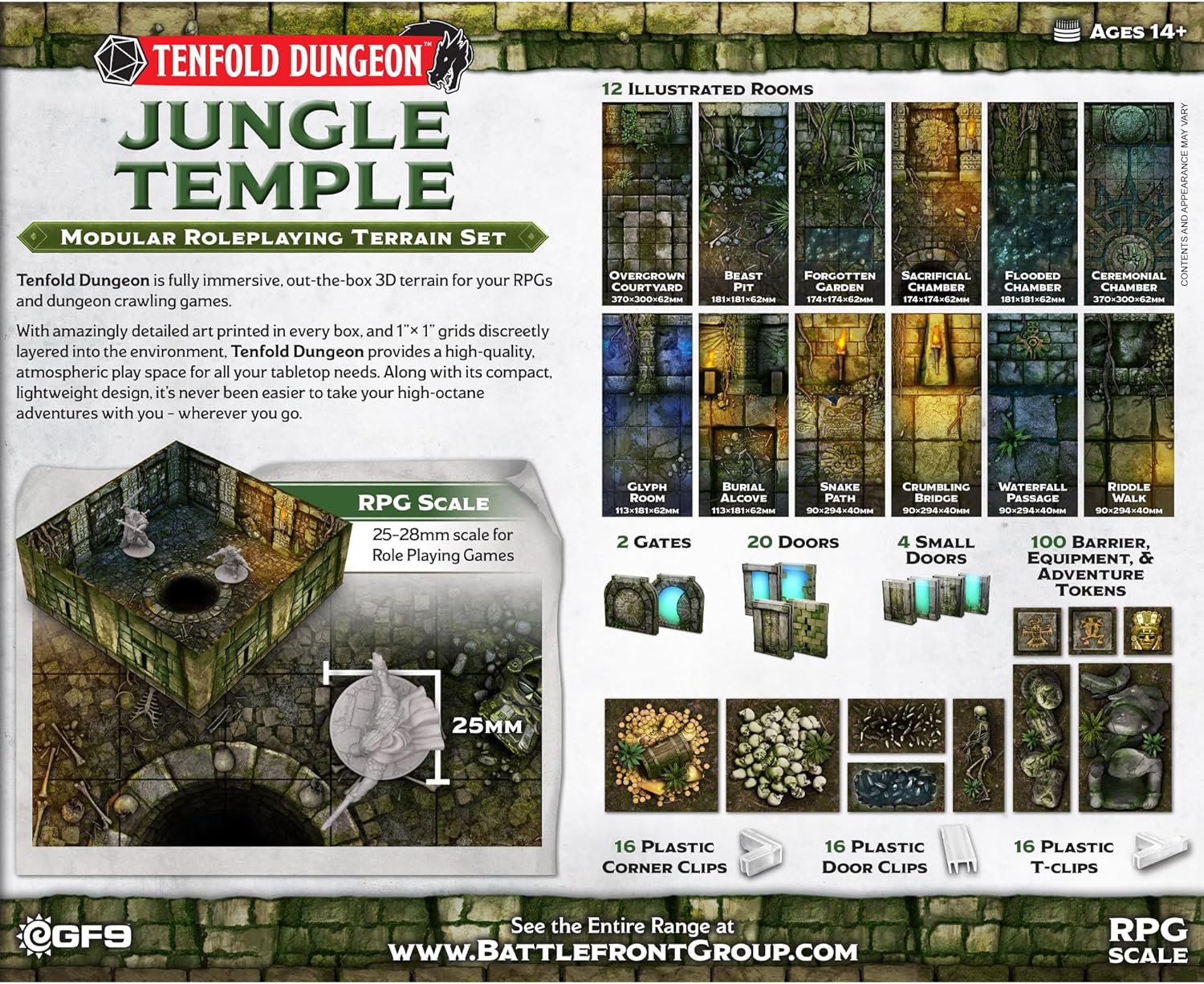 Gale Force Nine - Tenfold Dungeon - Jungle Temple