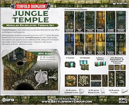 Gale Force Nine - Tenfold Dungeon - Jungle Temple
