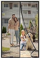 Vista 10 de LIAMST Pantalla de puerta de garaje para 10 x 8 pies, 1 puerta de garaje de automóvil, pantalla de puerta de fibra de vidrio reforzada, imanes