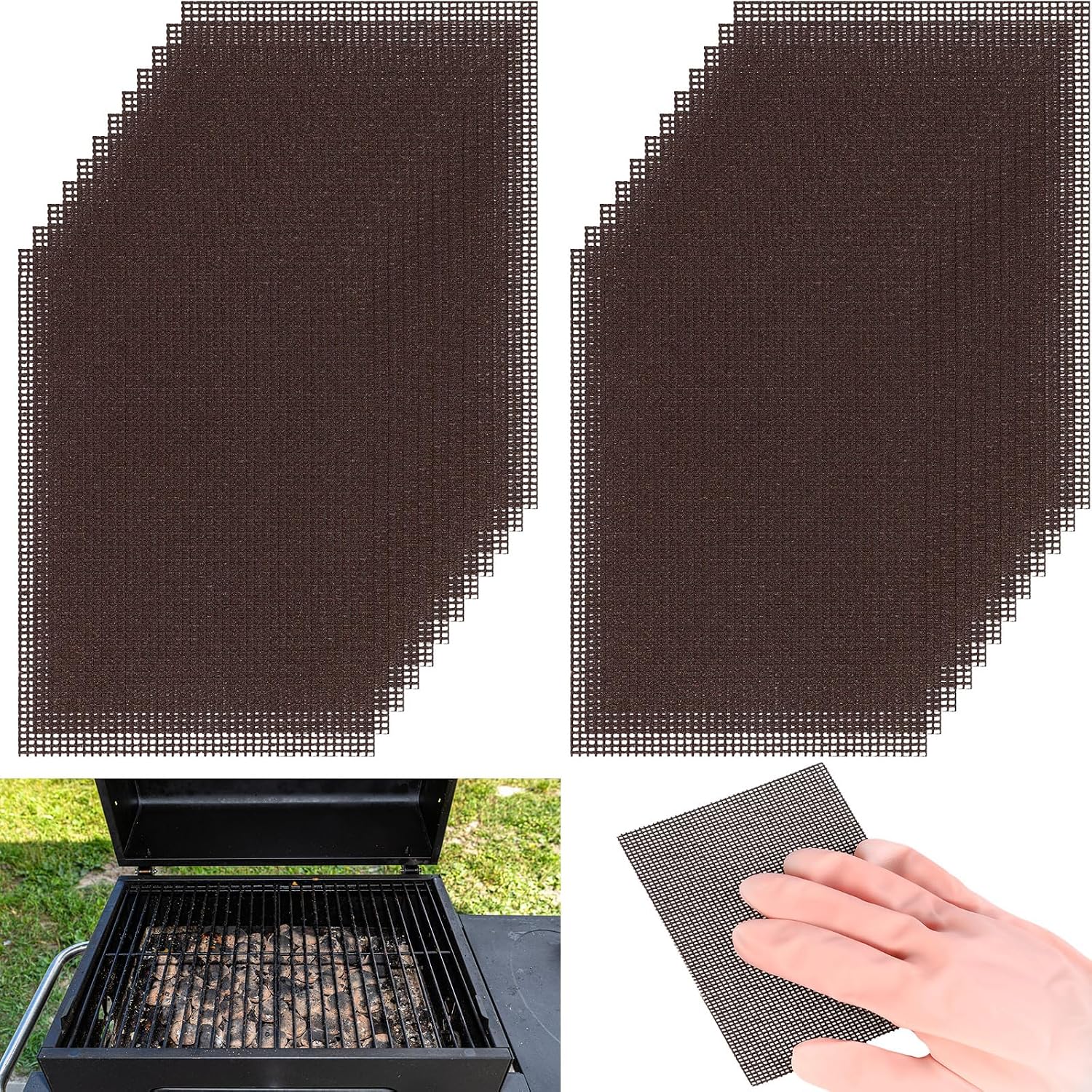Reallnaive 120 Pcs Griddle Screen 4 x 5.5'' Grill Cleaning Screens Pre-treated Abrasive Mesh Pads for Flat Top Stainless Steel Griddle Cleaning Accessories Bundle