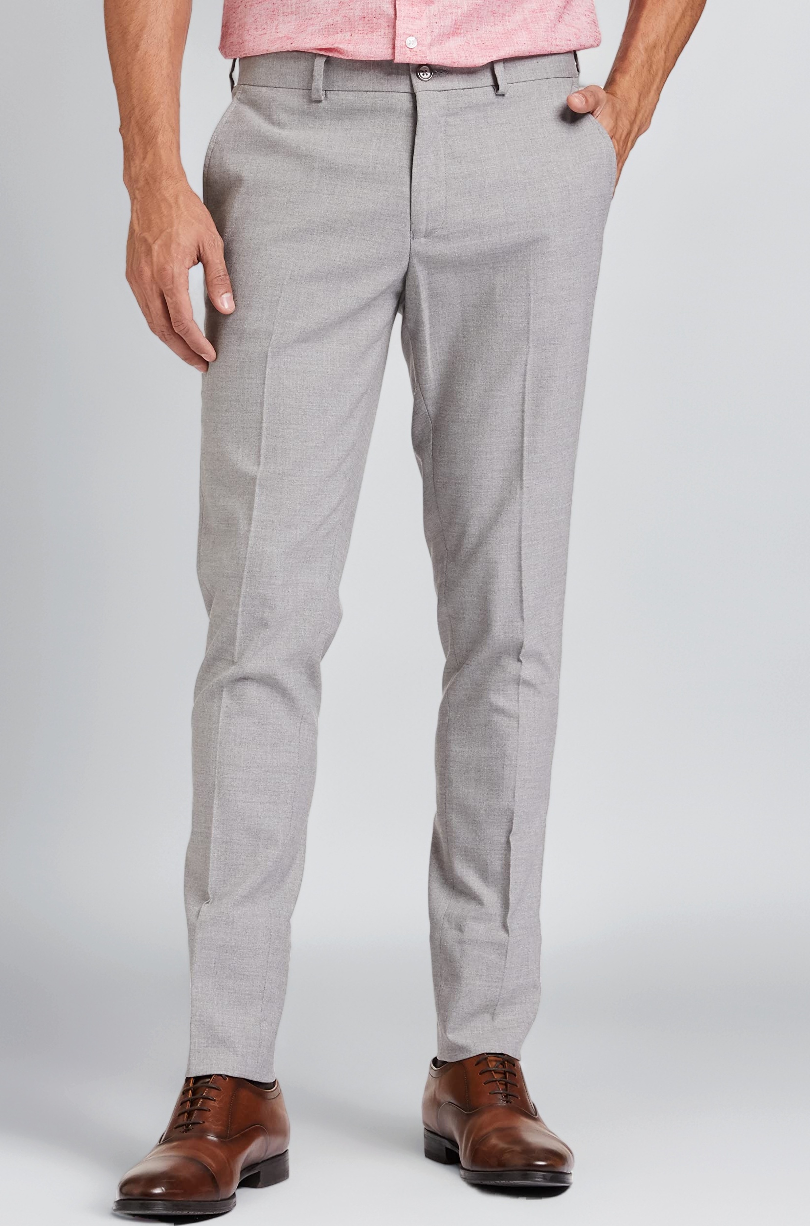 Men's Stretchable Formal Pants | Trousers (Slim Fit)