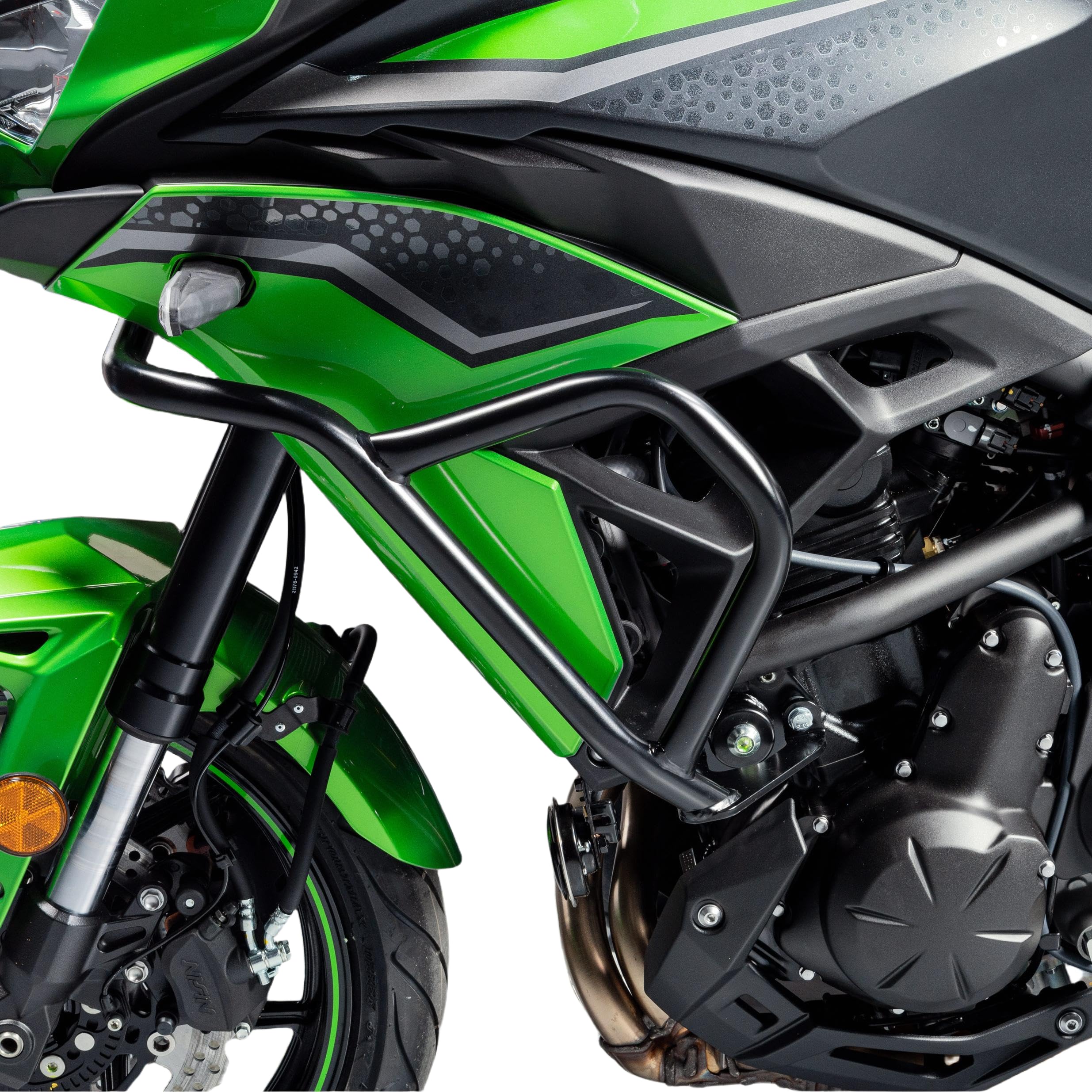 Protecteur de Cadre de Pare-Chocs en Chute de Barre de Protection de Moteur en Acier de Moto pour Versys 650 Versys-650 KLE 650 KLE 650 2022 2023 2024 Protection de réservoir d'autoroute