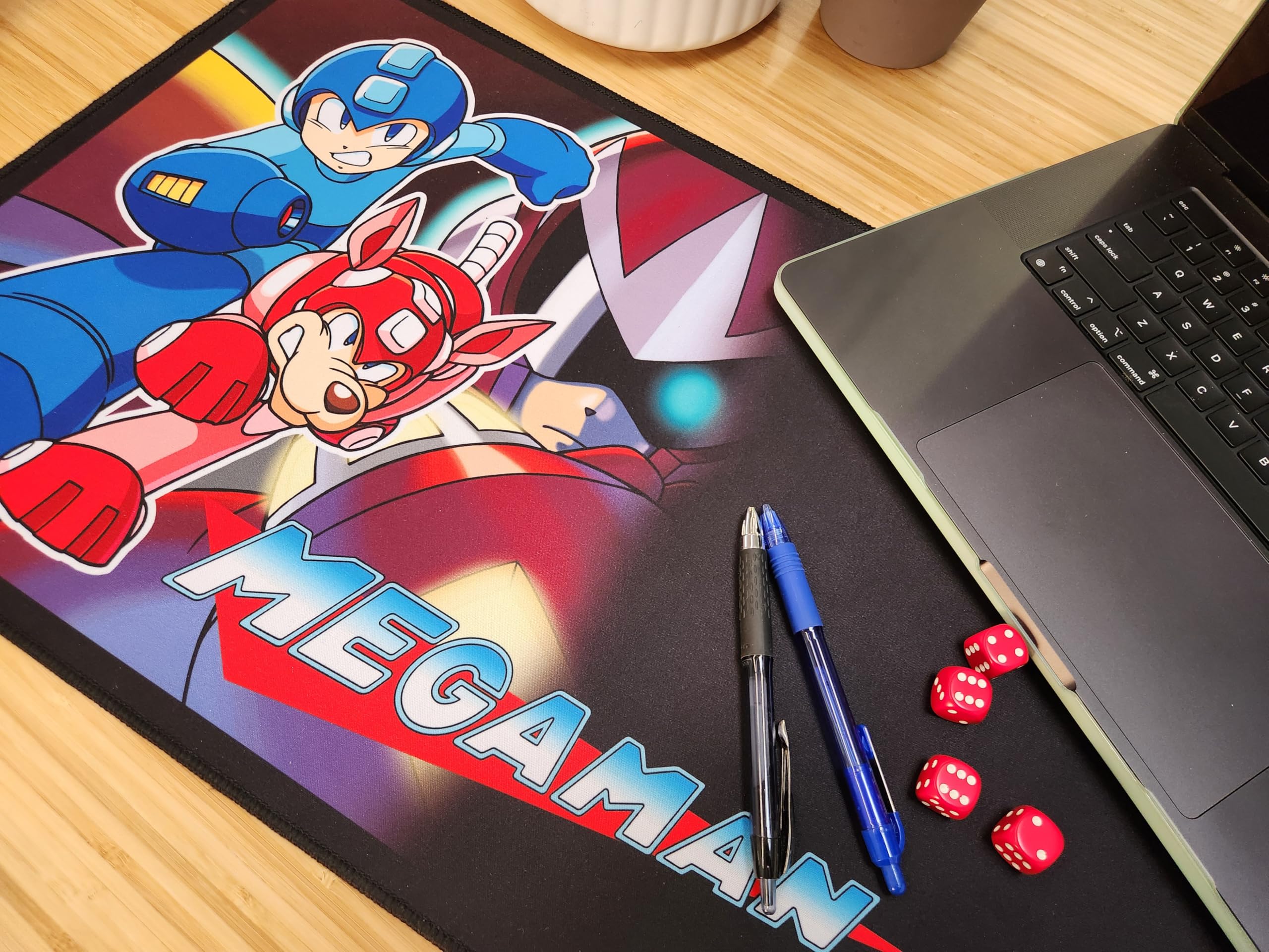 Aegis, Archangel of Protection プレイマット Amazon.com: KESS: Mega Man Playmat - KV3 - 23.75 x 13.5 Neoprene