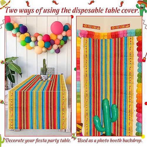 Miniatura 5 de 35 decoraciones de fiesta mexicana con temática de fiesta – Suministros de fiesta de Cinco de Mayo para cumpleaños, boda, baby shower, abanicos de