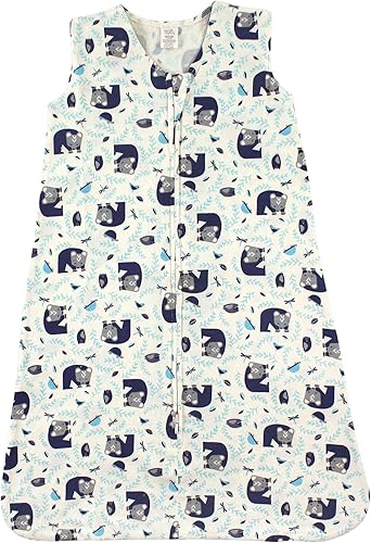 Touched by Nature - Bolsa de dormir portátil unisex de algodón orgánico para bebé Saco de dormir de algodón orgánico sin mangas saco de dormir manta