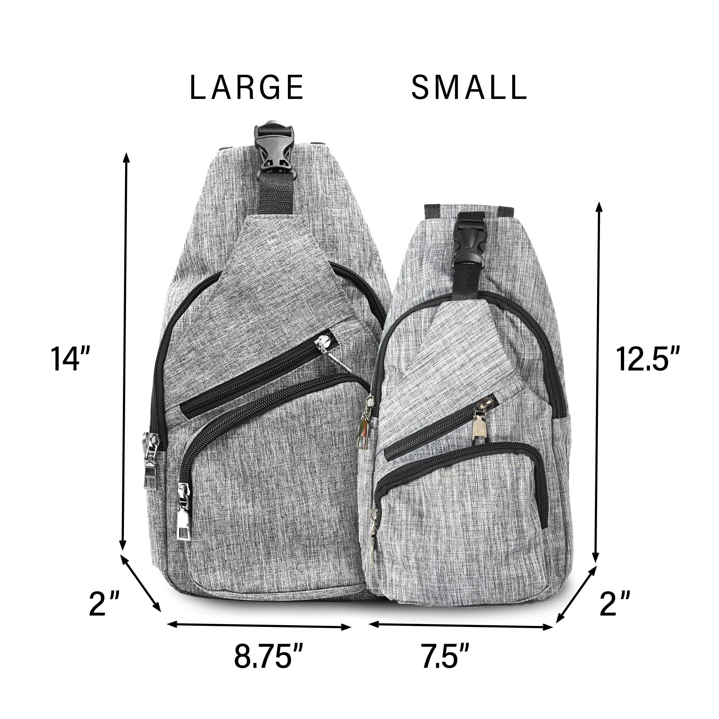 Nupouch Antykradzieżowy plecak na ramię typu crossbody, ładowanie przez USB, lekki plecak dzienny do podróży, wędrówek, na co dzień, Czarna skóra wegańska, Regular, Plecaki na co dzień