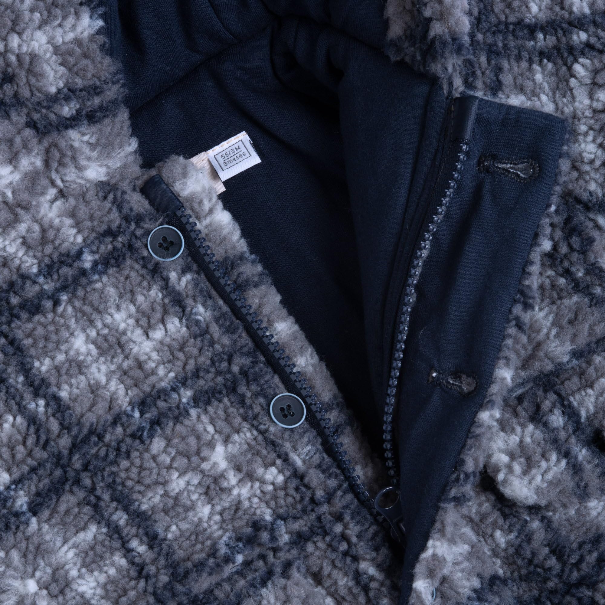 Chicco Baby-Jungen Jacke Warme Winterjacke mit Abnehmbarer Kapuze