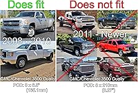 Vista 2 de Juego de simulador de rueda cromada ABS de 17 "para Chevy GMC Silverado 3500 2008 ~ 2010