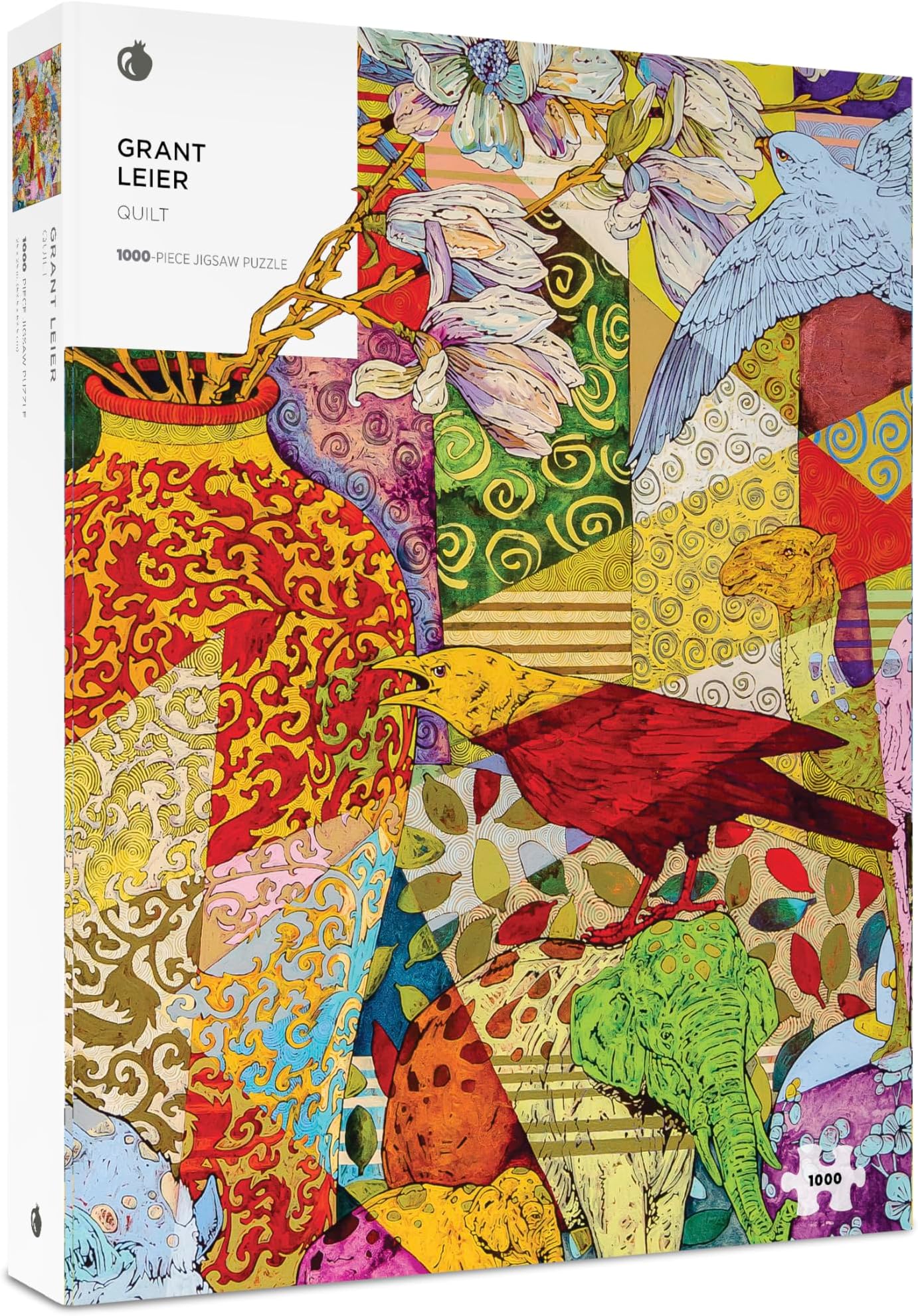 ザクロ 1000ピース グラントレイアー ジグソーパズル 大人用 (アートピースキルト付き)