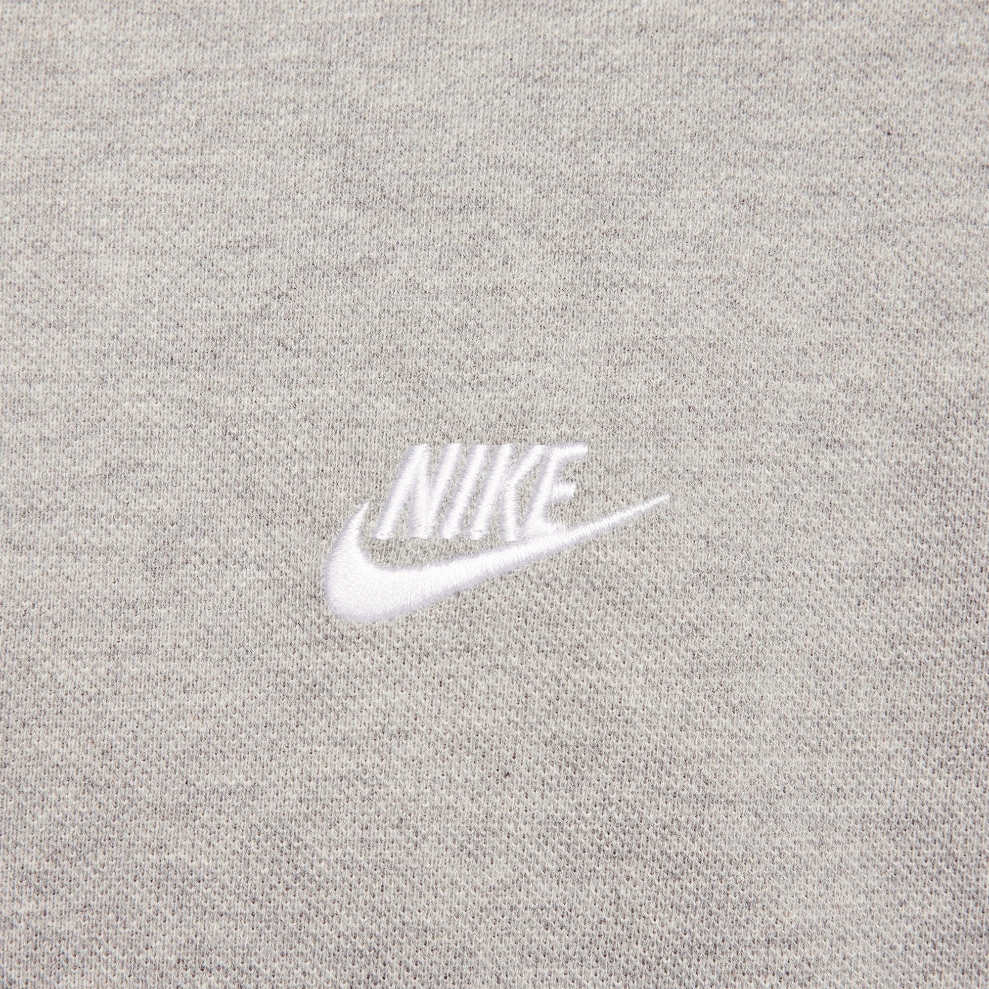 Nike FN3894-063 Nike Club Polo Shirt Hombre DK Grey Heather/White Tamaño M
