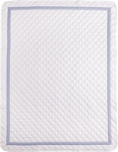 Miniatura 10 de Bedward 100 % algodón (sin relleno de edredón) de 3 piezas para bebé, juego de cama para cuna incluye sábana bajera, falda de cama y edredón para