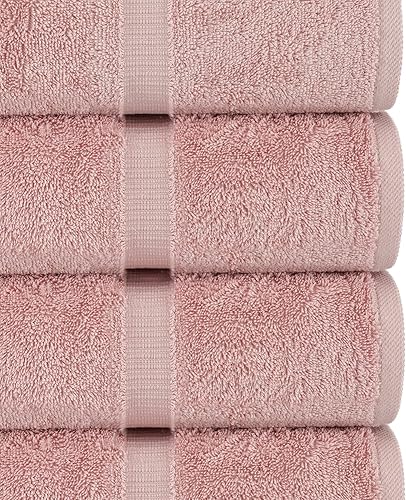 Miniatura 2 de Chakir Turkish Linens, Toallas de baño turcas 100% algodón de alta calidad (toallas de baño grandes de 35 x 70 pulgadas, color rosa)