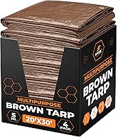 Vista 15 de Xpose Safety - Lona de polietileno ligera azul – Funda protectora multiusos, paño de goteo – duradero, impermeable, resistente a la intemperie