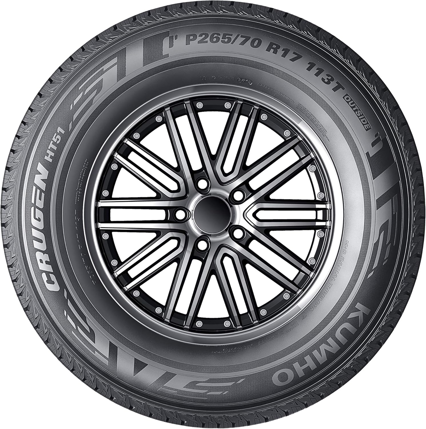 Kumho Crugen HT51 All-Season Tire - P275/60R20 114T
