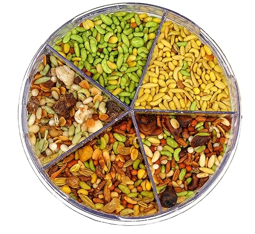 Miniatura 2 de Chandan Mouth Freshener Mezcla 5 en 1, mezcla de hinojo dulce, Cachemira, especial, chorro, Poona & Gulab Mukhwas, 8.11 oz  230 g