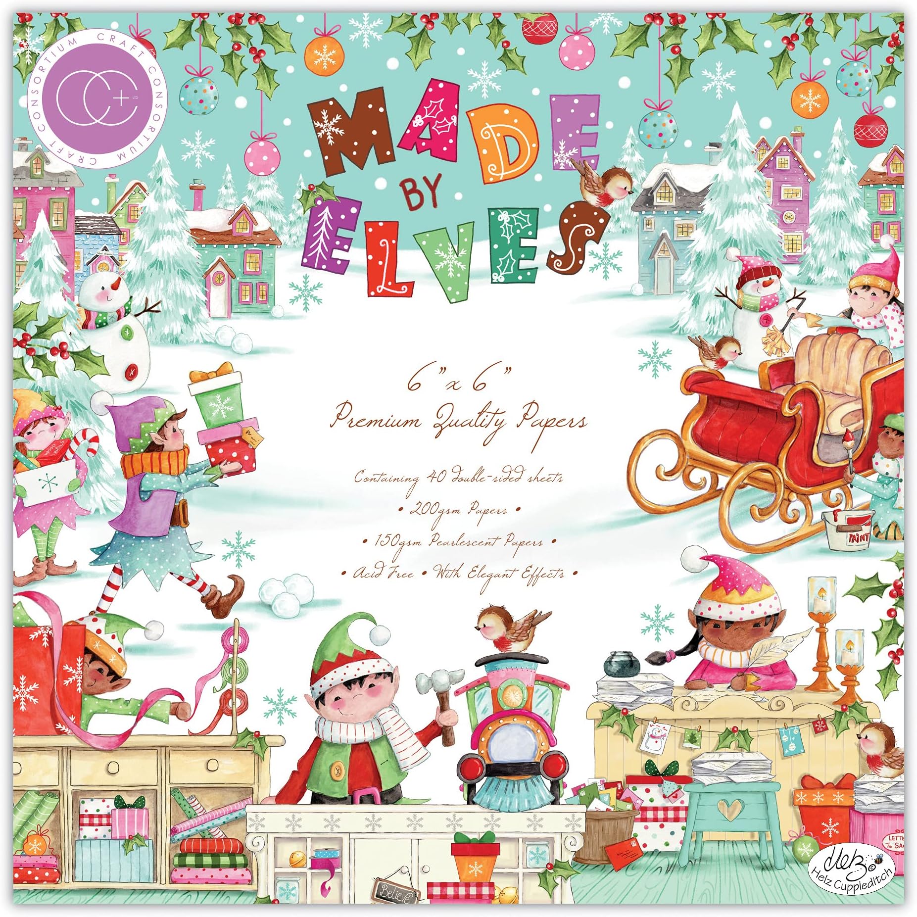 Craft ConsortiumMade Elves Craft CON PAPRPAD 6"