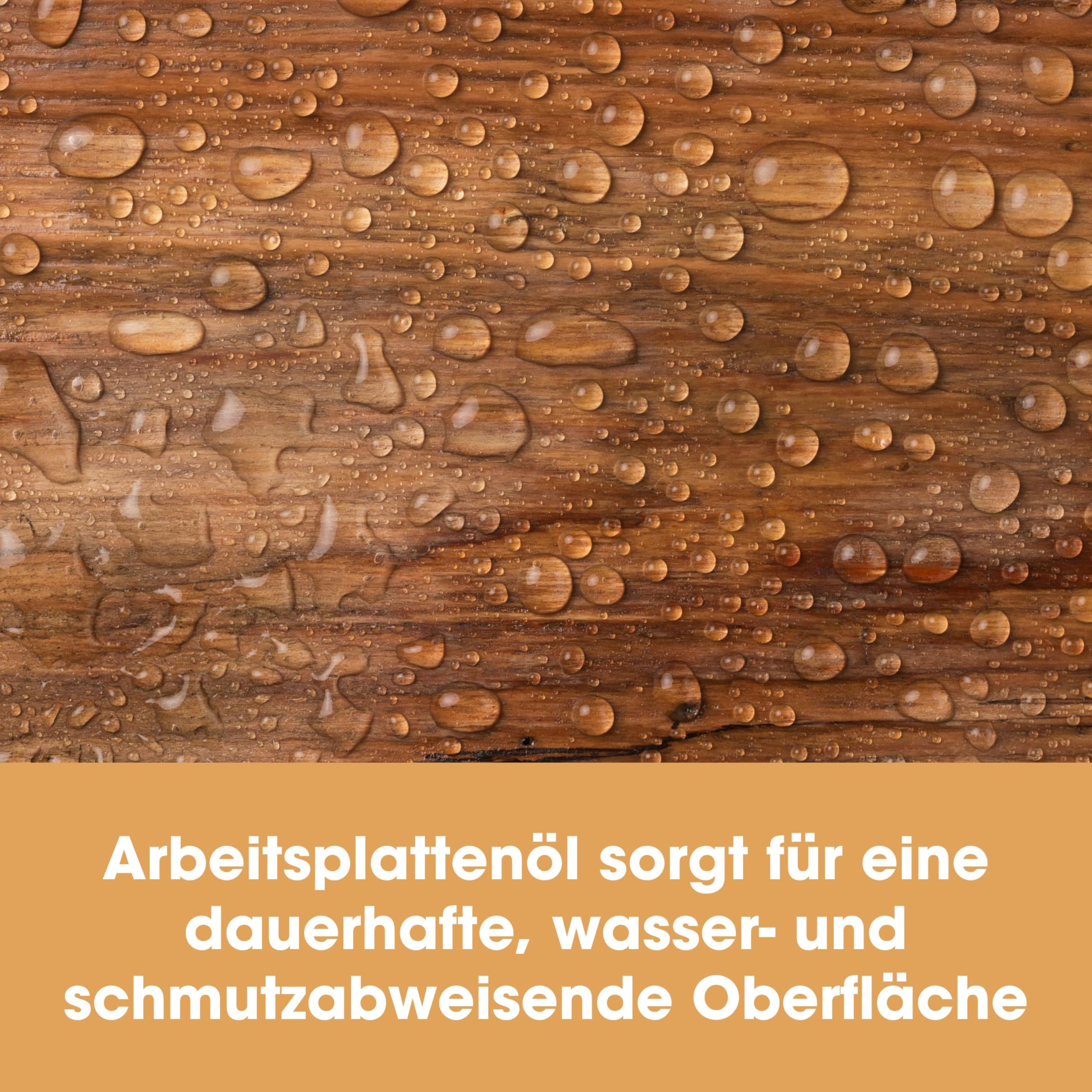 Furniture Clinic -Arbeitsplatten-Pflegeset – Reinigen, Restaurieren und Pflegen von Buche, Eiche, Kiefer, Teak und Walnuss Holz-Arbeitsplatten