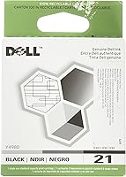 Vista 1 de Dell Computer Y498D 21 - Cartucho de tinta negro de capacidad estándar para V313w/V515w/P513w/V715w/P713w
