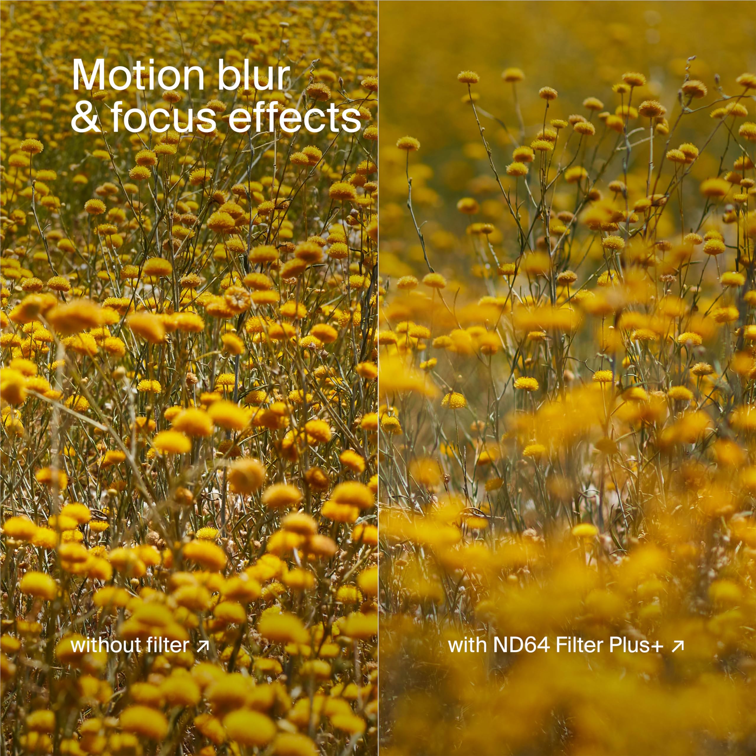 Urth 39mm ND64 (6ス) レンズフィルター (プラス+) : Urth 39mm ND8, ND64, ND1000 レンズフィルターキット