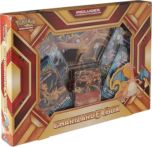 Pokemon TCG Juego de cartas Charizard-ex caja dinamitera de fuego
