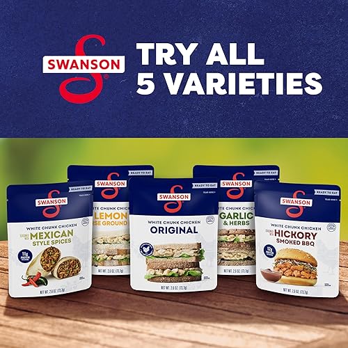 Miniatura 108 de Swanson White Premium Chunk Pechuga de pollo enlatada en agua, pollo completamente cocido, lata de 4.5 onzas