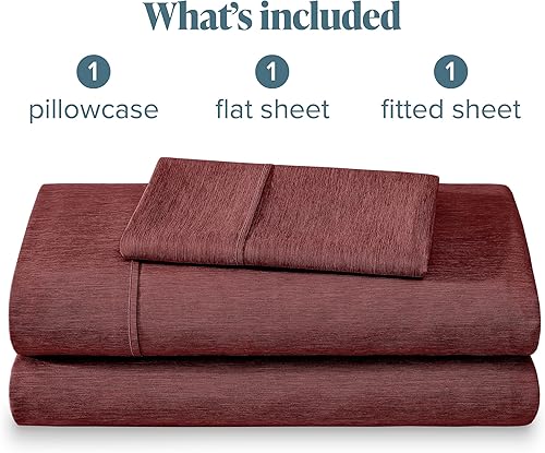 Miniatura 161 de Bare Home Juego de sábanas de tamaño individual XL, tamaño de dormitorio universitario, sábanas de microfibra ultrasuave de 1800 hilos, bolsillos 22