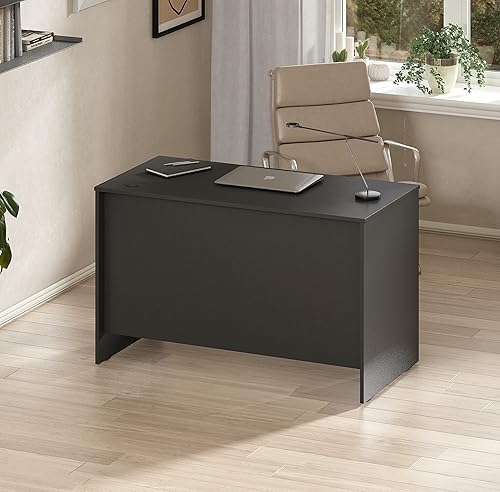 Miniatura 25 de Mesa de escritura para computadora de escritorio de oficina en casa de 31.5 pulgadas, fabricada en Estados Unidos, color blanco, 31 pulgadas