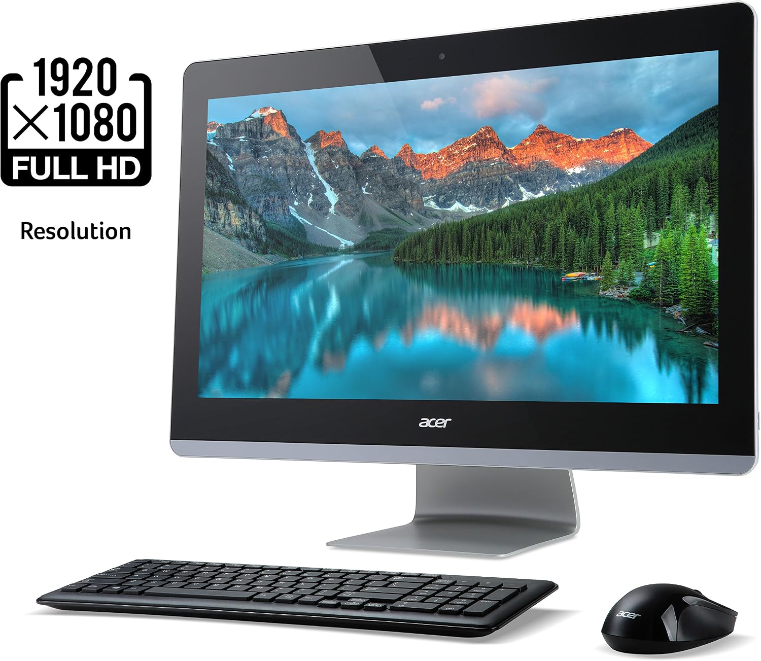 Acer Aspire AIO Touch Desktop, 23.8" Full HD Touch, Intel Core i5-7400T, 12GB DDR4, 1TB HDD, Windows 10 Home, AZ3-715-ACKi5