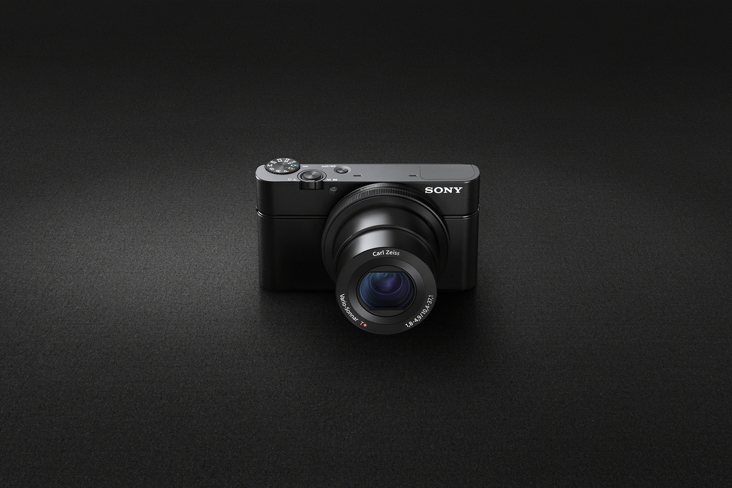 Sony RX100 Premium Kompakt Digitalkamera (20 MP, 7,6 cm (3 Zoll) Display, 1 Zoll Sensor, 28-100 mm F1.8-4.9 Zeiss Objektiv, 3,6x opt. Zoom) (DSC-RX100) schwarz
