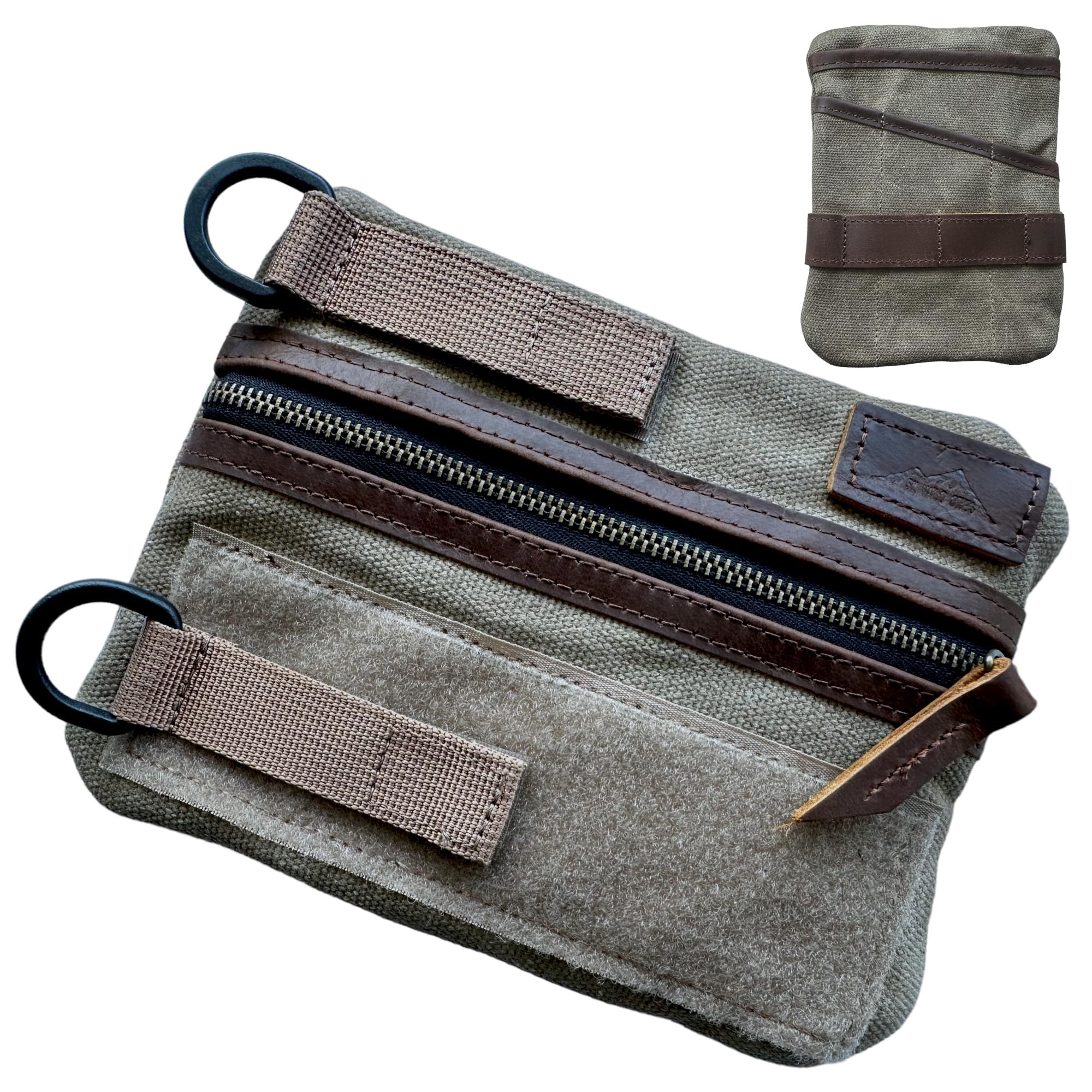 SK Wild Ones® Taktische Molle Pouch Tasche, Taschen Organizer & Taktische Hüfttasche - Multifunktionaler EDC Pouch und Rucksack Organizer, Outdoor, Camping, Wandern, Survival, Bushcraft, Naturmaterial