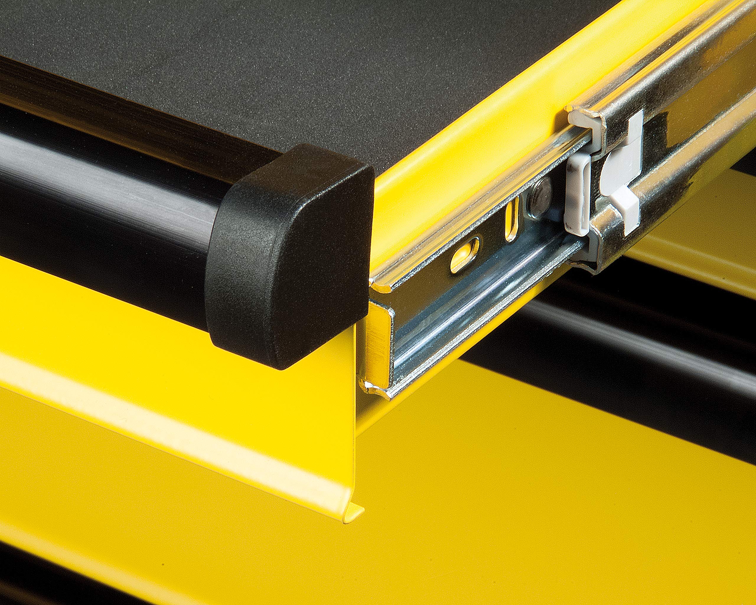 STANLEY Fmht0-74027 Servante 5 Tiroirs - Gamme FATMAX - Amortisseurs De Tiroir - Tapis De Sol En Caoutchouc - Fermeture Centrale Et Sécurisé - Roues Extra Résistantes