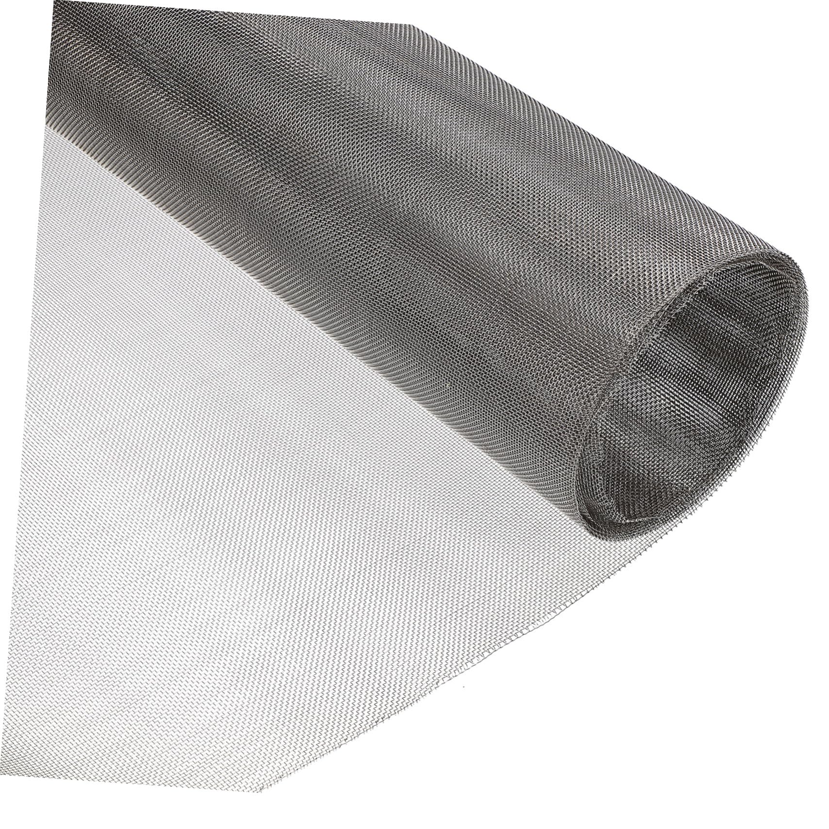 HAWILLOSCH Versatile Stainless Steel Mesh Sheet Long Length Metal Screen Mesh for Filtering and Ventilation