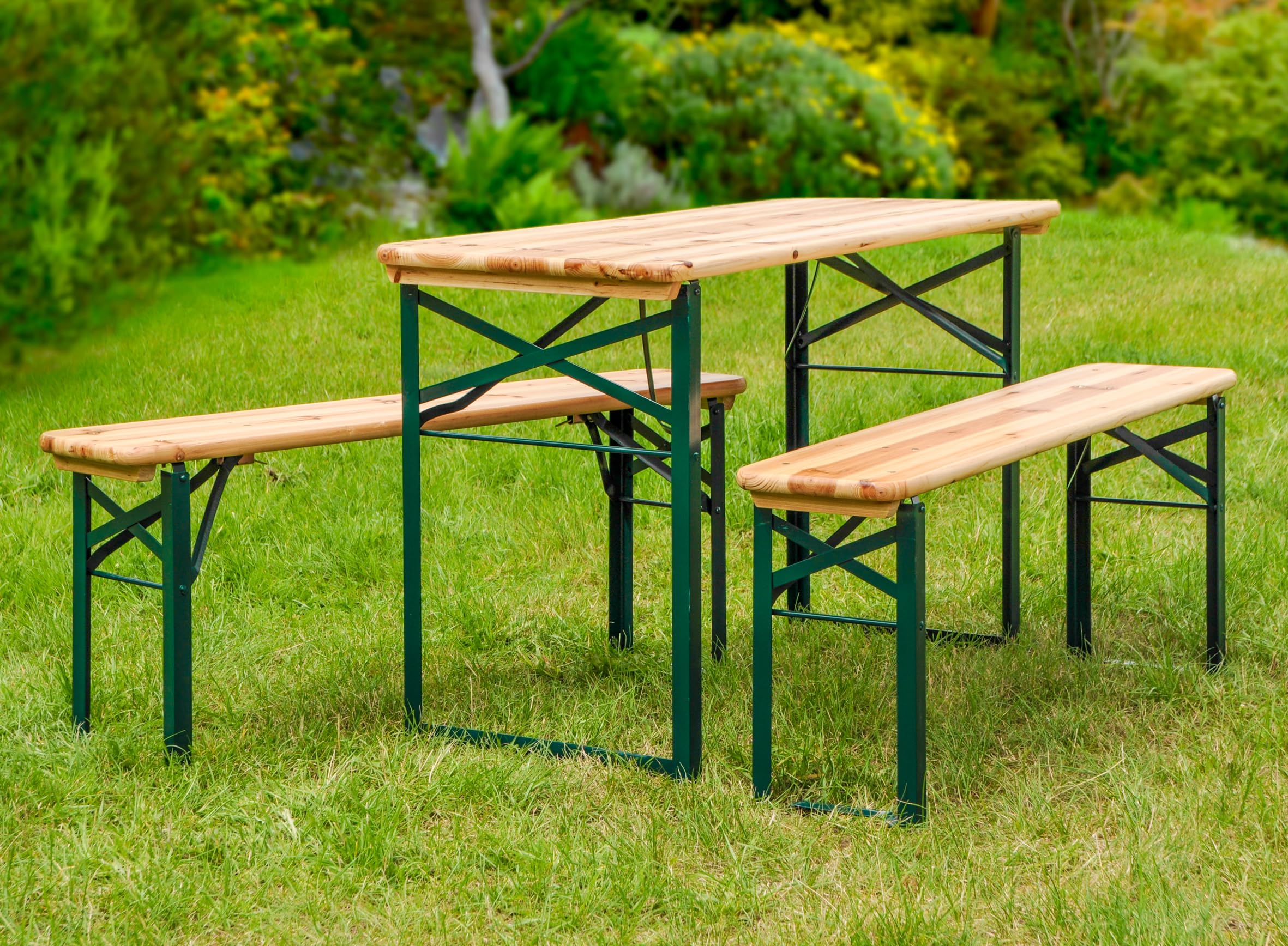 Balkon-Bierzeltgarnitur 3-teilig 110cm lang